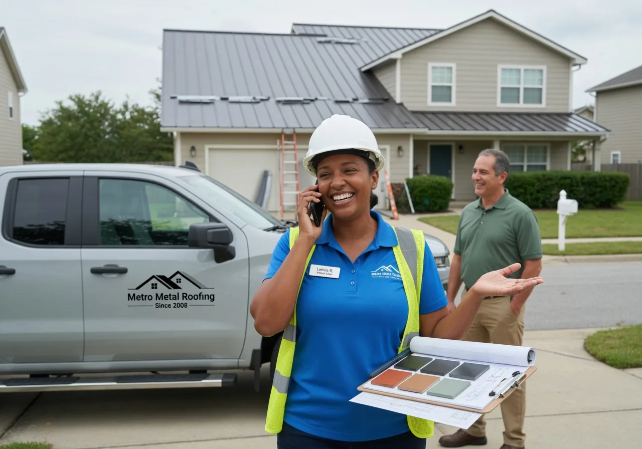 Storm Damage Metal Roof Repair in Trexlertown, PA